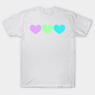 Pastel hearts T-Shirt